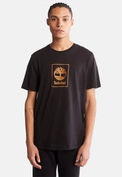 Timberland Uomo TREE LOGO TEE - T-shirt Con Stampa - Black