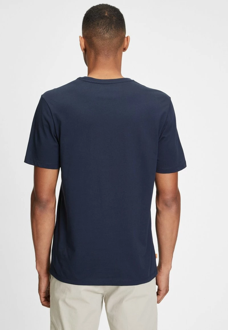 Timberland Uomo LINEAR - T-shirt Con Stampa - Dark Sapphire 3 Timberland Uomo LINEAR - T-shirt Con Stampa - Dark Sapphire - immagine 3