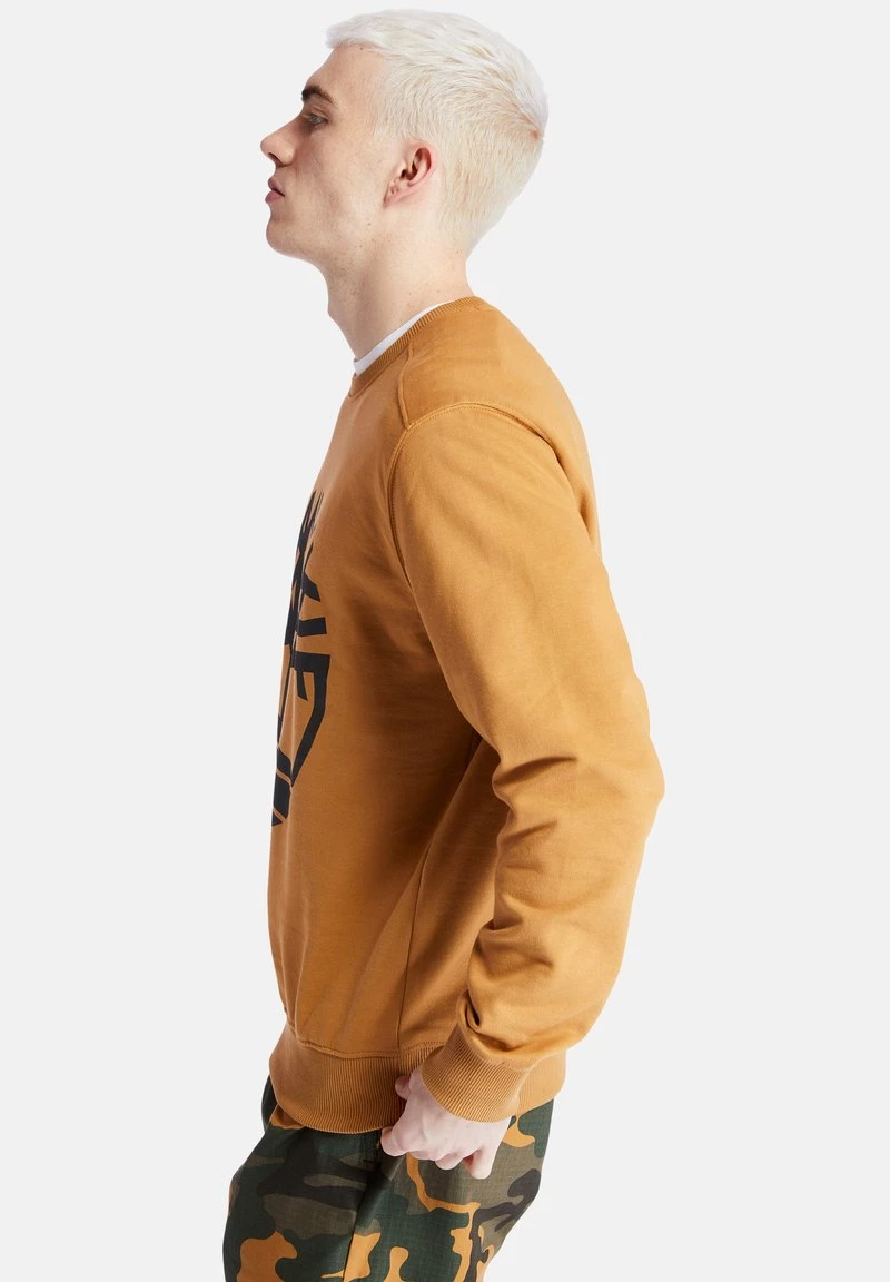 Timberland Uomo YC CORE TREE LOGO CREW NECK - Felpa - Wheat Boot/black 4 Timberland Uomo YC CORE TREE LOGO CREW NECK - Felpa - Wheat Boot/black - immagine 4