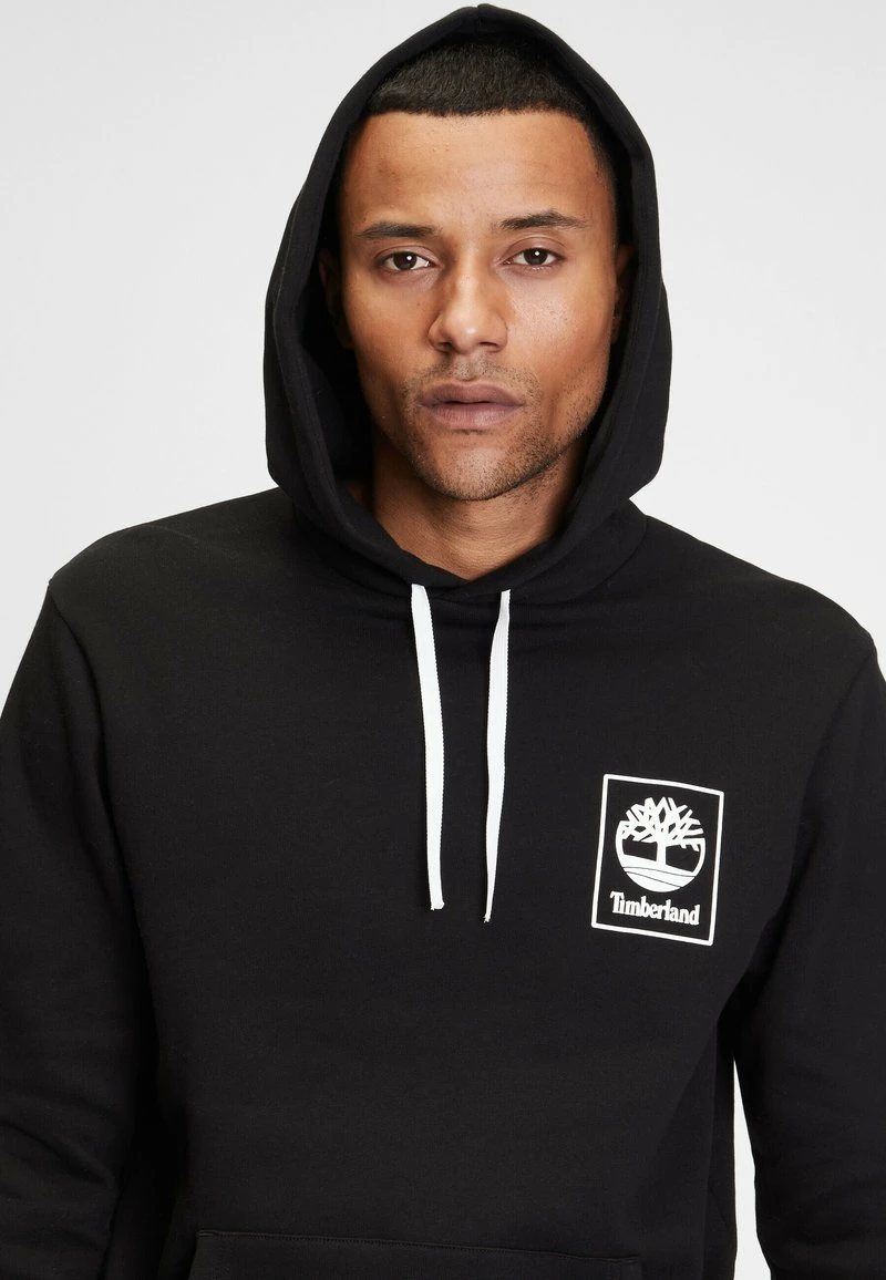 Timberland Uomo SMU STACK LG DTLR - Felpa Con Cappuccio - Black/white 4 Timberland Uomo SMU STACK LG DTLR - Felpa Con Cappuccio - Black/white - immagine 4