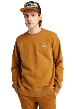 Timberland Uomo BOOT LOGO CREW NECK SWEATSHIRT - Felpa - Rubber