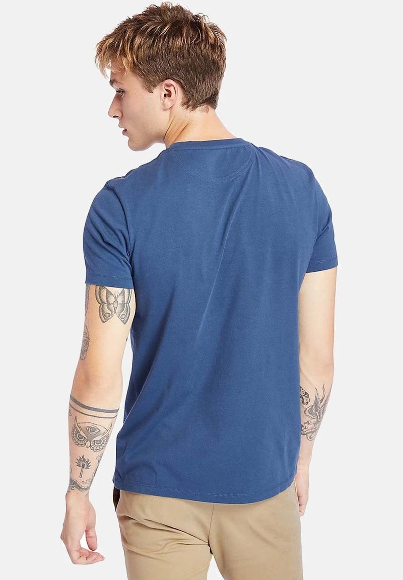 Timberland Uomo DUNSTAN RIVER JERSEY CREW - T-shirt Basic - Dark Denim 3 Timberland Uomo DUNSTAN RIVER JERSEY CREW - T-shirt Basic - Dark Denim - immagine 3