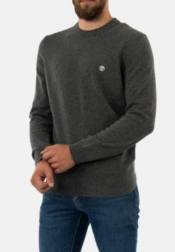 Timberland Uomo LS COHAS BROOK MERINO CREW SWEATER REGULAR - Felpa - Gris