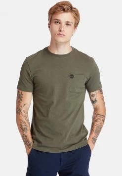 Timberland Uomo DUNSTAN RIVER POCKET - T-shirt Basic - Grape Leaf