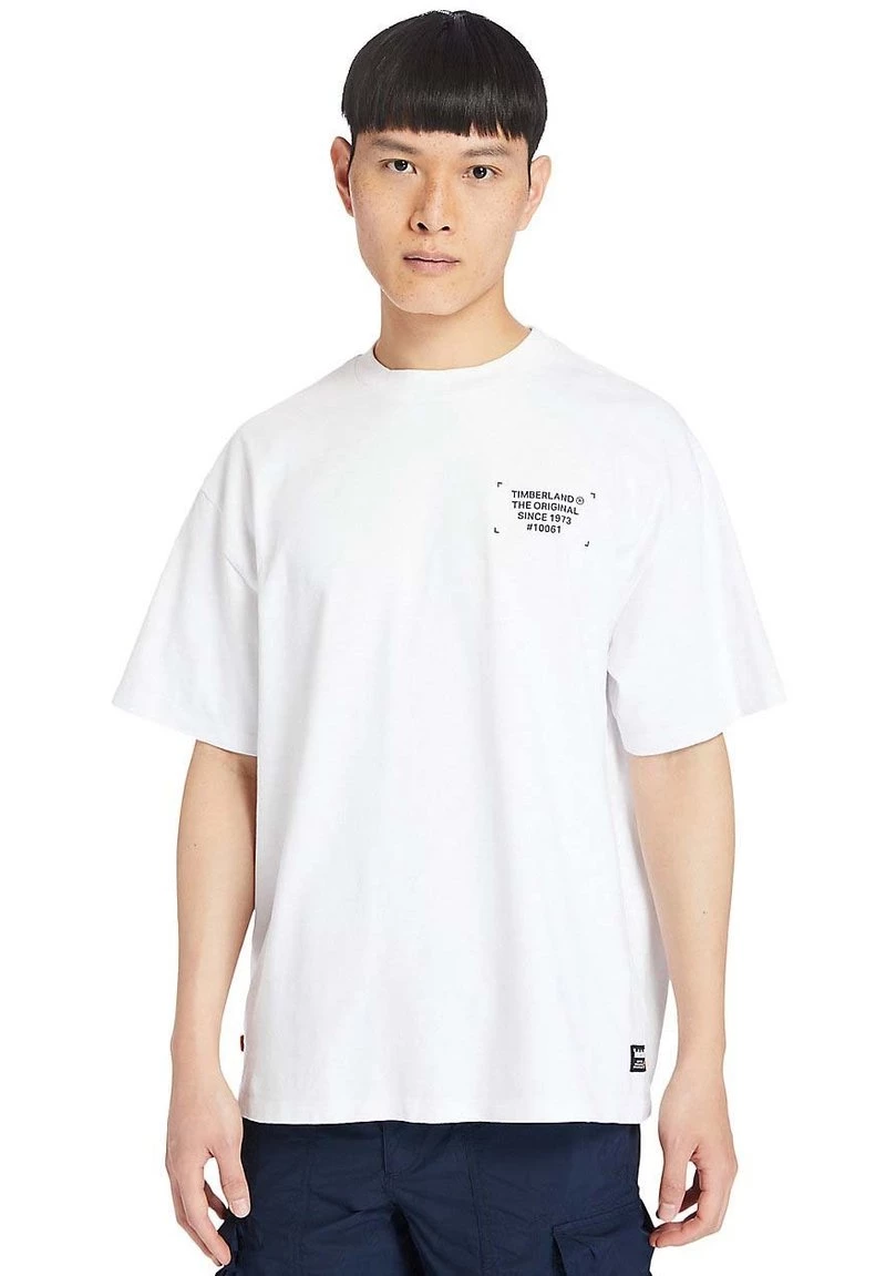 Timberland Uomo WORKWEAR - T-shirt Con Stampa - White 1 Timberland Uomo WORKWEAR - T-shirt Con Stampa - White