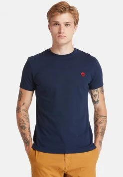 Timberland Uomo SS DUNSTAN RIVER - T-shirt Basic - Dark Sapphire
