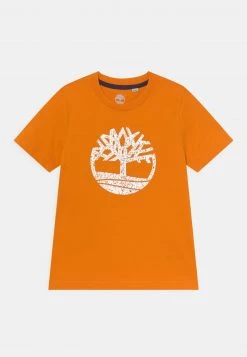 Timberland Bambini SHORT SLEEVES TEE - T-shirt Con Stampa - Orange
