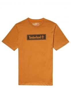 Timberland Uomo LINEAR - T-shirt Con Stampa - Wheat Boot