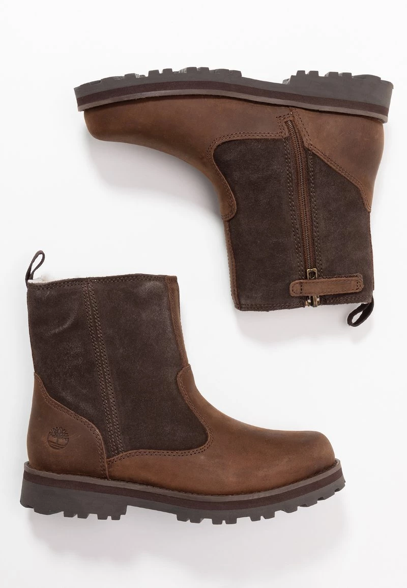 Timberland Unisex COURMA KID WARM LINED - Stivaletti - Dark Brown 1 Timberland Unisex COURMA KID WARM LINED - Stivaletti - Dark Brown