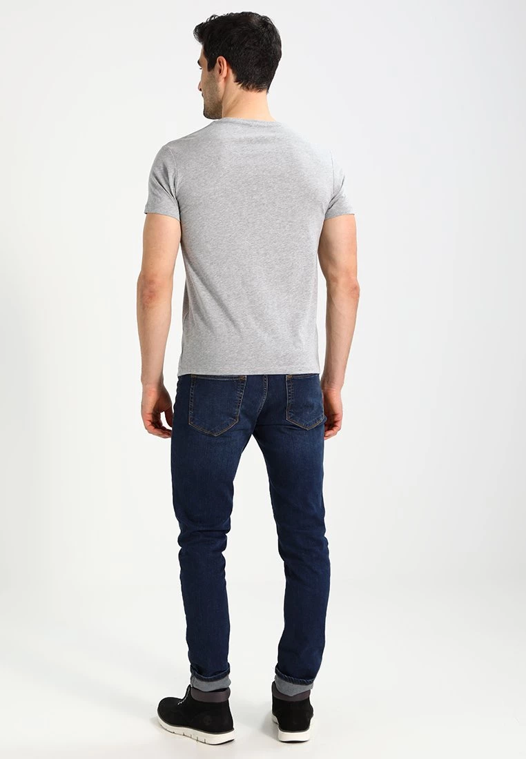 Timberland Uomo CREW LINEAR - T-shirt Con Stampa - Grey Heather 3 Timberland Uomo CREW LINEAR - T-shirt Con Stampa - Grey Heather - immagine 3