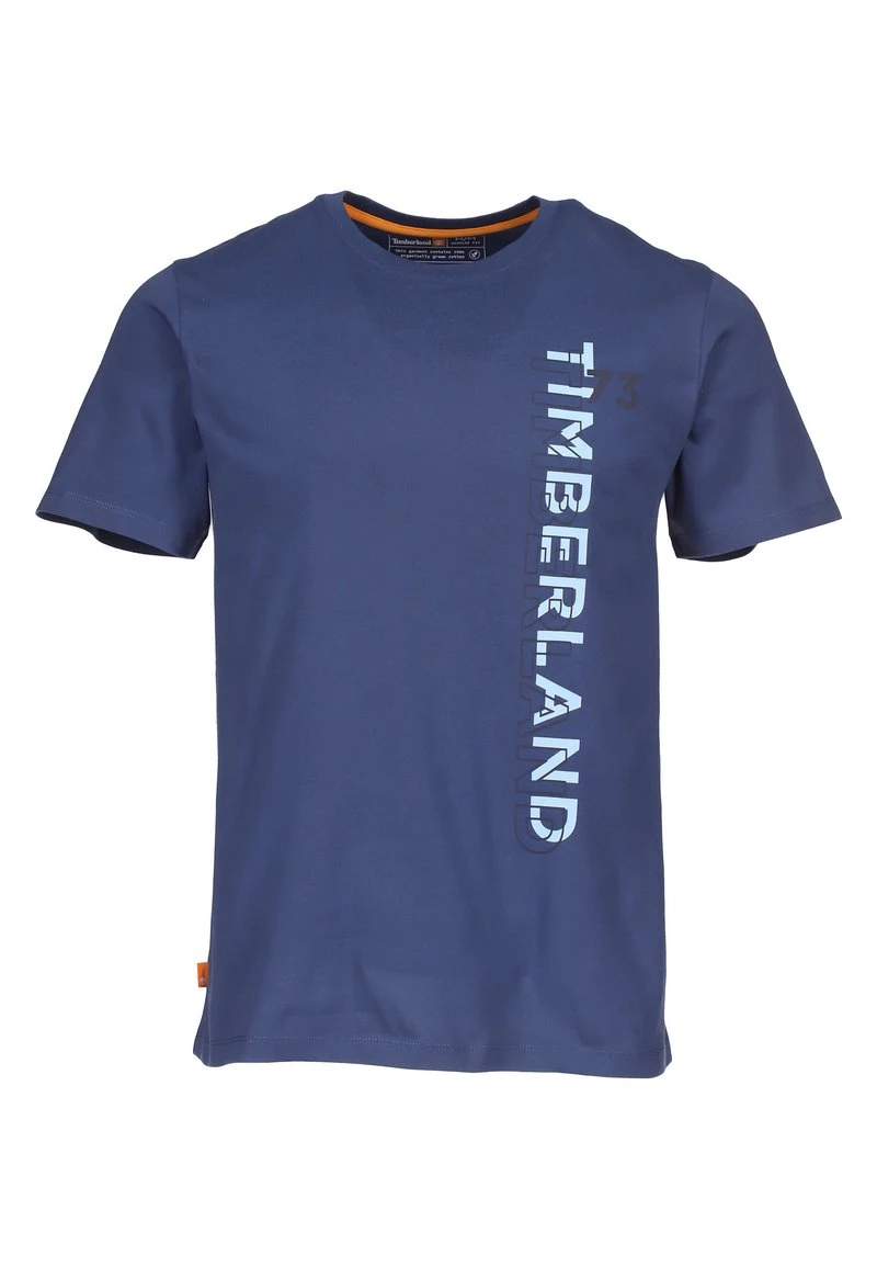 Timberland Uomo BRANDED - T-shirt Con Stampa - Mottled Dark Blue 1 Timberland Uomo BRANDED - T-shirt Con Stampa - Mottled Dark Blue