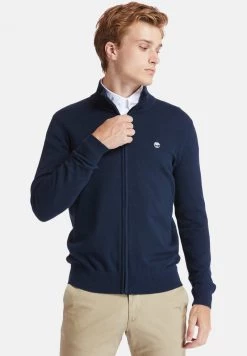 Timberland Uomo WILLIAMS RIVER FULL ZIP - Cardigan - Dark Sapphire