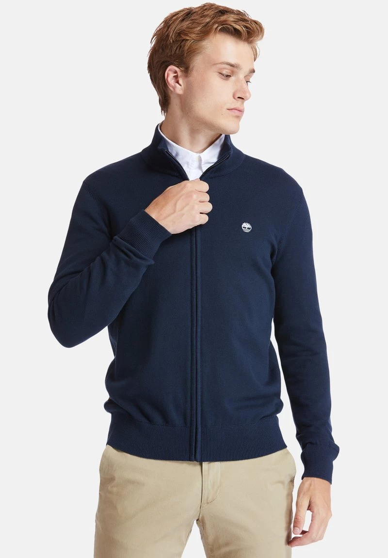 Timberland Uomo WILLIAMS RIVER FULL ZIP - Cardigan - Dark Sapphire 1 Timberland Uomo WILLIAMS RIVER FULL ZIP - Cardigan - Dark Sapphire