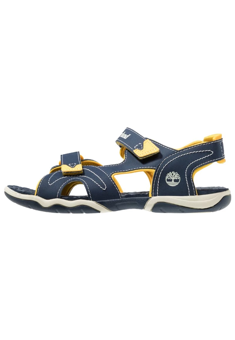 Timberland Bambini ADVENTURE SEEKER 2 STRAP - Sandali Da Trekking - Navy/yellow 1 Timberland Bambini ADVENTURE SEEKER 2 STRAP - Sandali Da Trekking - Navy/yellow