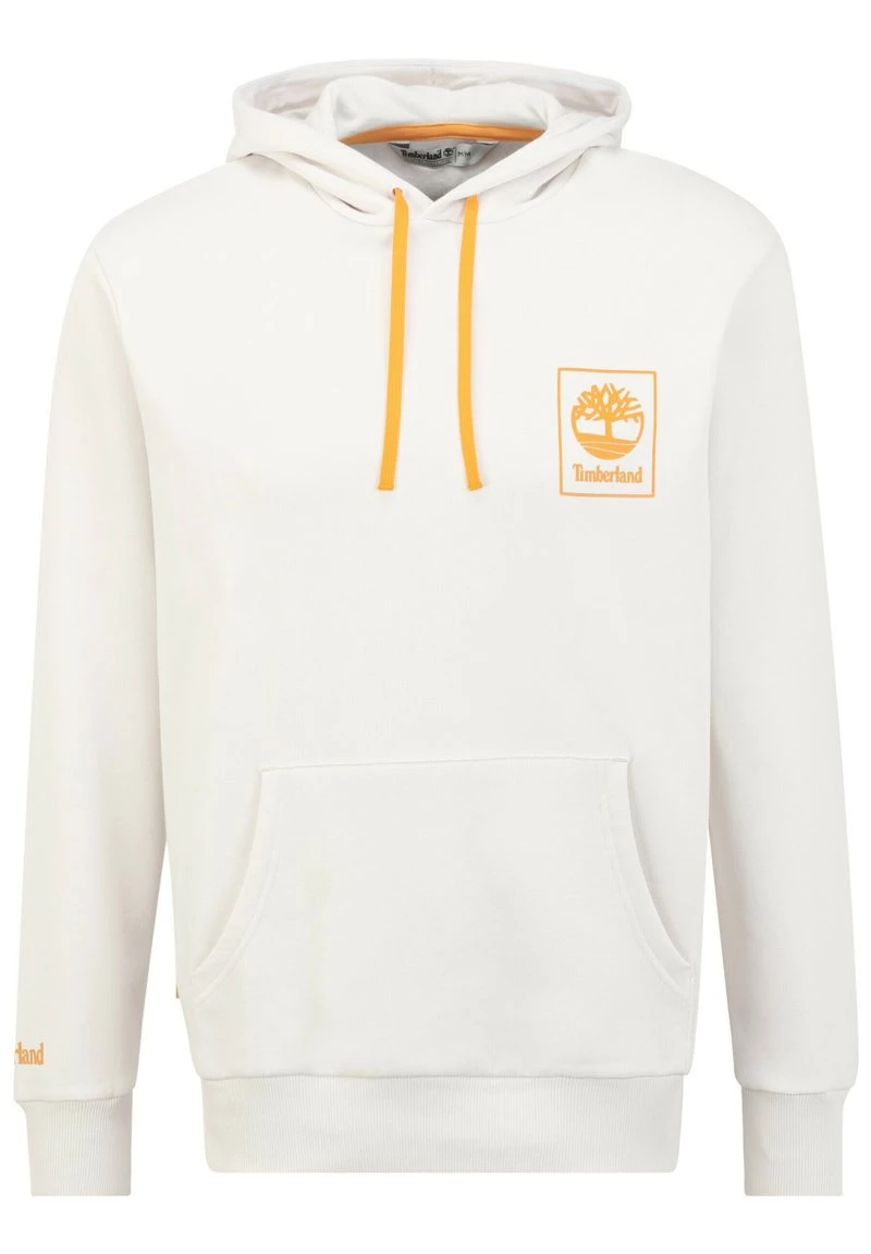 Timberland Uomo SMU STACK LG DTLR - Felpa Con Cappuccio - White Sand/dark Cheddar 1 Timberland Uomo SMU STACK LG DTLR - Felpa Con Cappuccio - White Sand/dark Cheddar