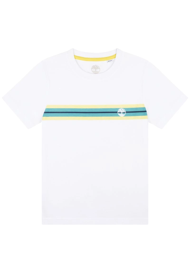 Timberland Bambini SHORT SLEEVES - T-shirt Con Stampa - Blanc 1 Timberland Bambini SHORT SLEEVES - T-shirt Con Stampa - Blanc