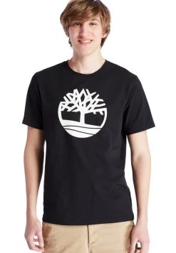 Timberland Uomo SS KENNEBEC RIVER TREE LOGO TEE - T-shirt Con Stampa - Black