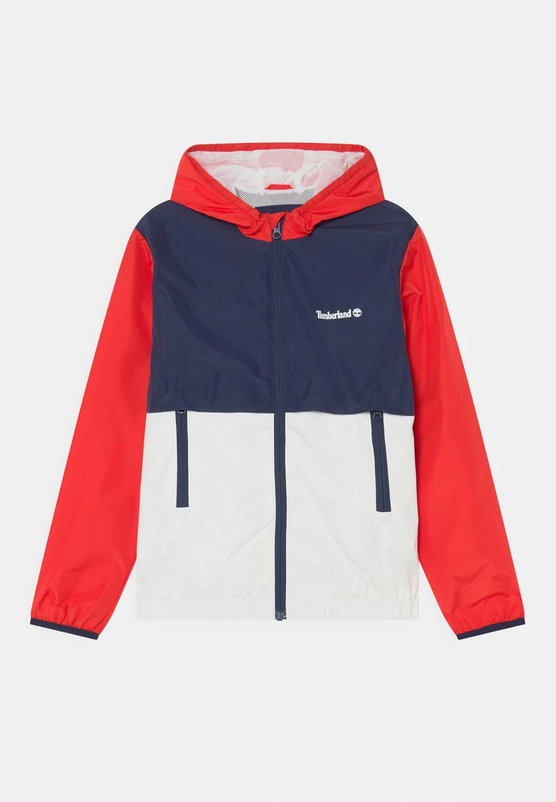 Timberland Bambini HOODED WINDBREAKER PACKABLE - Impermeabile - Rouge Orange 1 Timberland Bambini HOODED WINDBREAKER PACKABLE - Impermeabile - Rouge Orange