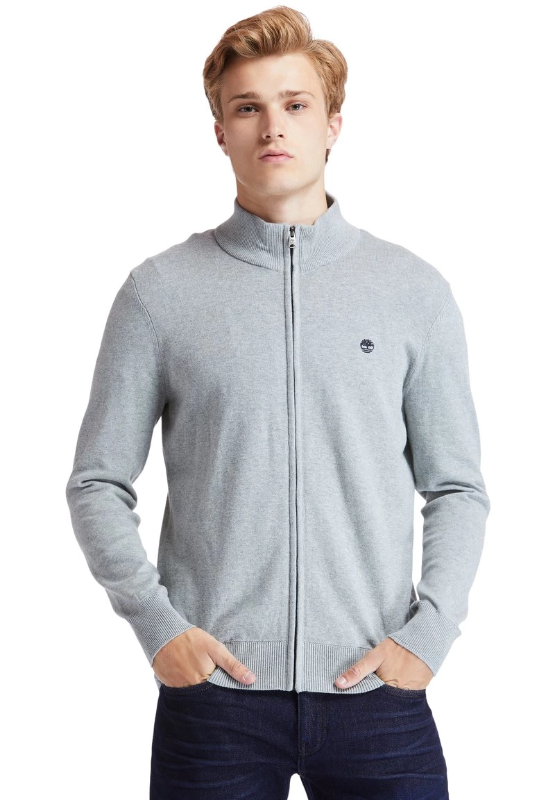 Timberland Uomo WILLIAMS RIVER FULL ZIP - Cardigan - Medium Grey Heather 1 Timberland Uomo WILLIAMS RIVER FULL ZIP - Cardigan - Medium Grey Heather