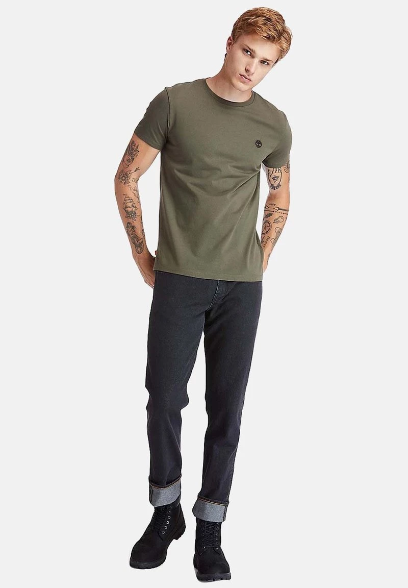 Timberland Uomo DUNSTAN RIVER JERSEY CREW - T-shirt Basic - Grape Leaf 2 Timberland Uomo DUNSTAN RIVER JERSEY CREW - T-shirt Basic - Grape Leaf - immagine 2