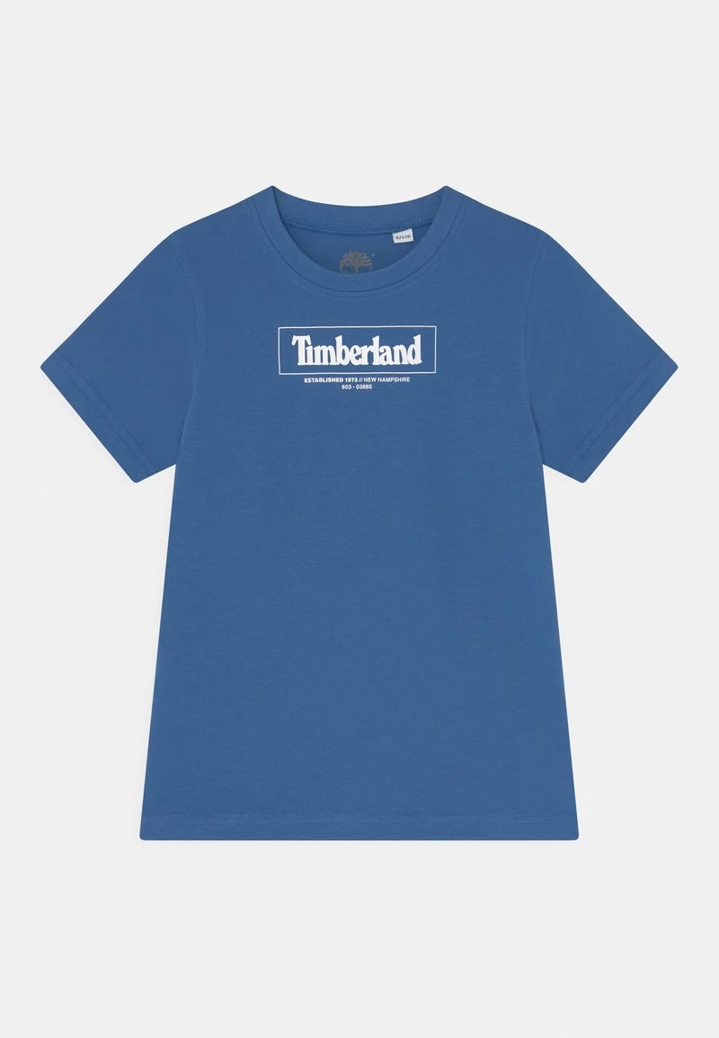 Timberland Bambini SHORT SLEEVES TEE - T-shirt Con Stampa - Blue 1 Timberland Bambini SHORT SLEEVES TEE - T-shirt Con Stampa - Blue
