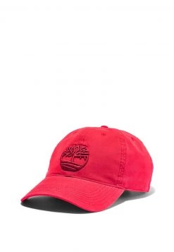 Timberland Uomo COTTON CANVAS BASEBALL CAP - Cappellino - Barbados Cherry
