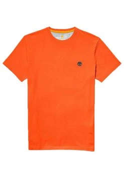 Timberland Uomo DUN RIVER CREW - T-shirt Basic - Orange