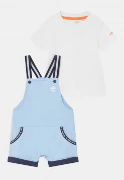 Timberland Bambini DUNGAREES SET - T-shirt Basic - Azur
