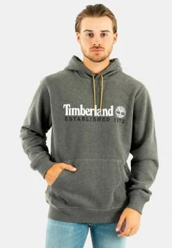 Timberland Uomo Felpa Con Cappuccio - Gris