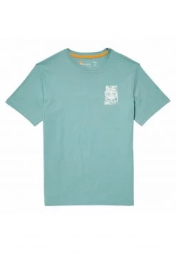 Timberland Uomo NATURAL SUMMER SS BACK GRAPHIC TEE - T-shirt Con Stampa - Blue