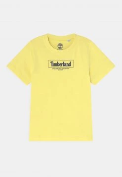 Timberland Bambini SHORT SLEEVES TEE - T-shirt Con Stampa - Straw Yellow
