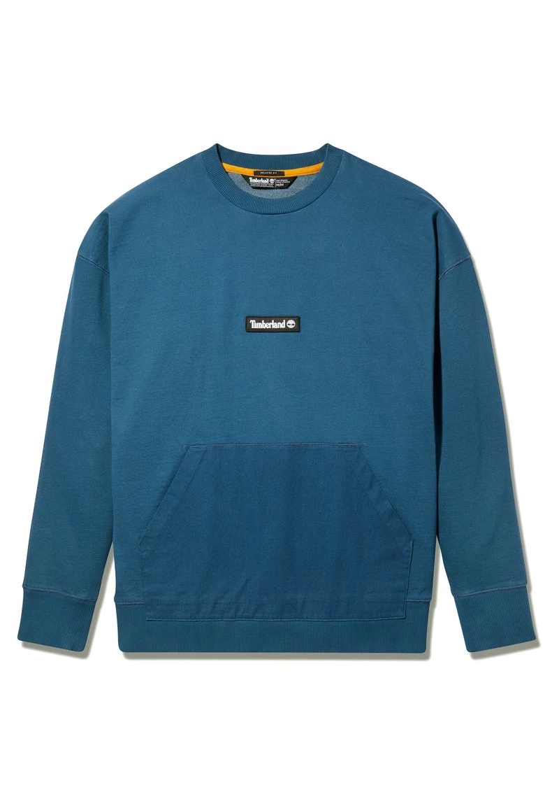 Timberland Uomo YC GRAPHIC CREW NECK - Felpa - Blue 8 Timberland Uomo YC GRAPHIC CREW NECK - Felpa - Blue - immagine 8