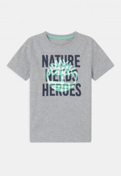 Timberland Bambini SHORT SLEEVES - T-shirt Con Stampa - Grey