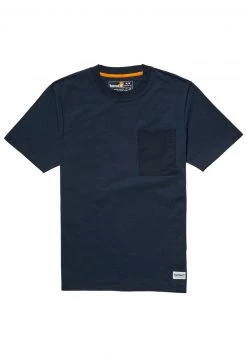 Timberland Uomo SS UTILITY - T-shirt Basic - Dark Sapphire