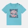 Timberland Bambini SHORT SLEEVES - T-shirt Con Stampa - Blue