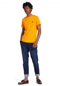 Timberland Uomo SS DUNSTAN RIVER - T-shirt Basic - Dark Cheddar