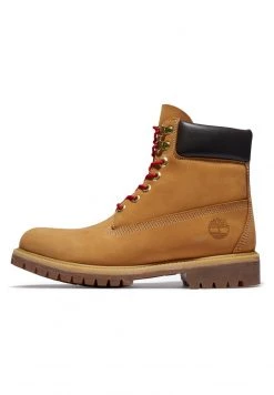 Timberland Uomo 6 INCH PREMIUM BOOT WITH D RINGS - Stivaletti Stringati - Wheat