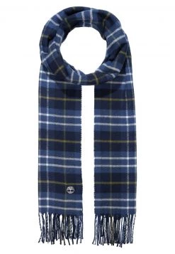 Timberland Unisex PLAID SCARF W/ EMBROIDERY - Sciarpa - Dark Sapphire -Discount Timberland in Italia 3e18e1d4e6db431196bc339ab5a7b7d2