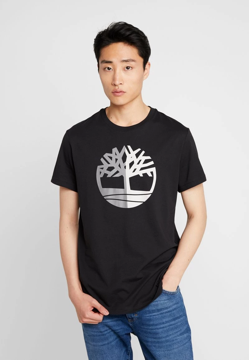 Timberland Uomo TREE LOGO TEE - T-shirt Con Stampa - Black 1 Timberland Uomo TREE LOGO TEE - T-shirt Con Stampa - Black