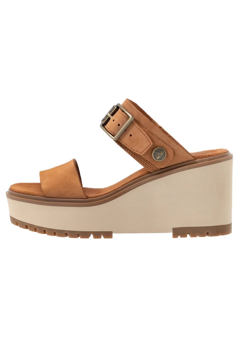 Timberland Donna KORALYN BAND WEDGE - Ciabattine - Rust 2 Timberland Donna KORALYN BAND WEDGE - Ciabattine - Rust - immagine 2