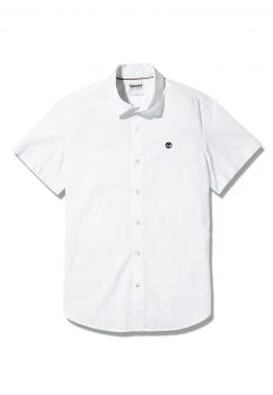 Timberland Uomo SS STRETCH SOLID - Camicia - White