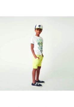 Timberland Bambini À MANCHES COURTES - T-shirt Con Stampa - Blanc