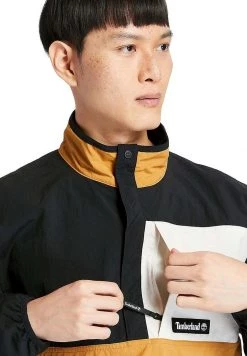 Timberland Uomo OUTDOOR ARCHIVE PACKABLE ANORAK - Giacca A Vento - Black White Sand Wheat -Discount Timberland in Italia 4999054b9cff4d589311ce5719961df7