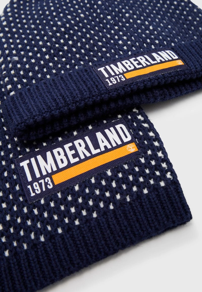 Timberland HAT SCARF SET UNISEX - Scaldacollo - Navy 4 Timberland HAT SCARF SET UNISEX - Scaldacollo - Navy - immagine 4