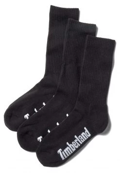 Timberland Uomo 3 PACK - Calze - Black