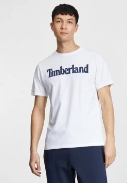 Timberland Uomo KENNEBEC RIVER LINEAR TEE - T-shirt Con Stampa - White