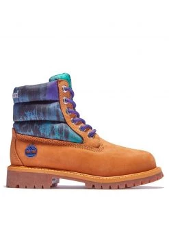 Timberland Bambini 6 IN QUILT BOOT - Stivaletti Stringati - Wheat
