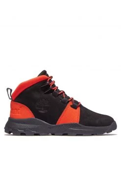 Timberland Bambini BROOKLYN CITY MID - Sneakers Alte - Black, Red