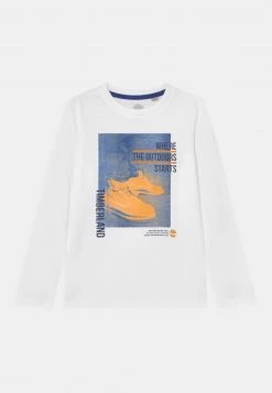 Timberland Bambini LONG SLEEVE - Maglietta A Manica Lunga - White