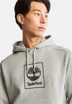 Timberland Uomo TREE LOGO - Felpa Con Cappuccio - Medium Grey Heather -Discount Timberland in Italia 535fb4fbcb584c209225e5b5e29d3c70